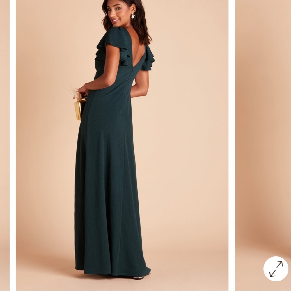 Birdy Grey Emerald Hannah Maxi Bridesmaid Wedding Empire Waist Dress, Large - Picture 11 of 11